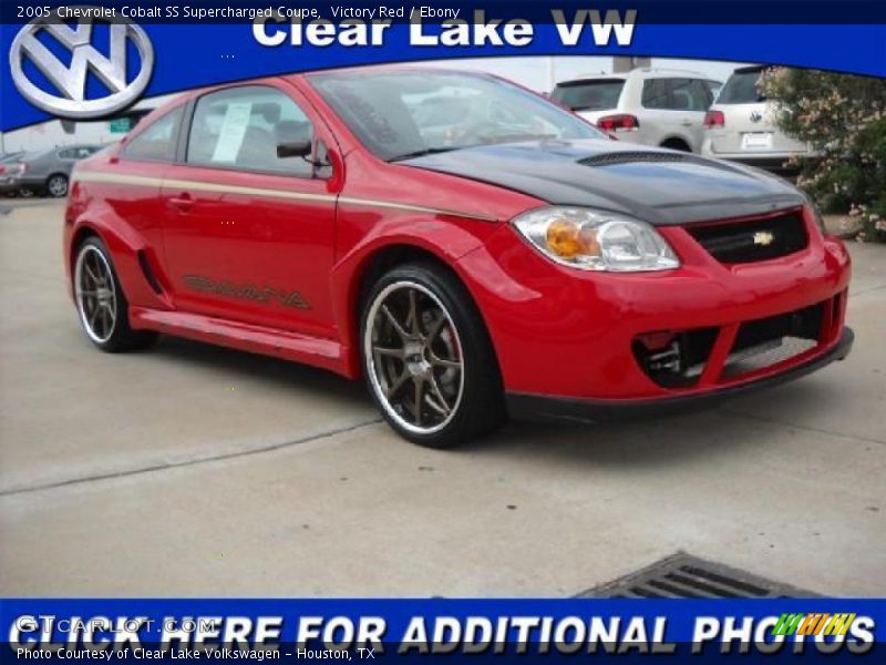 Victory Red / Ebony 2005 Chevrolet Cobalt SS Supercharged Coupe
