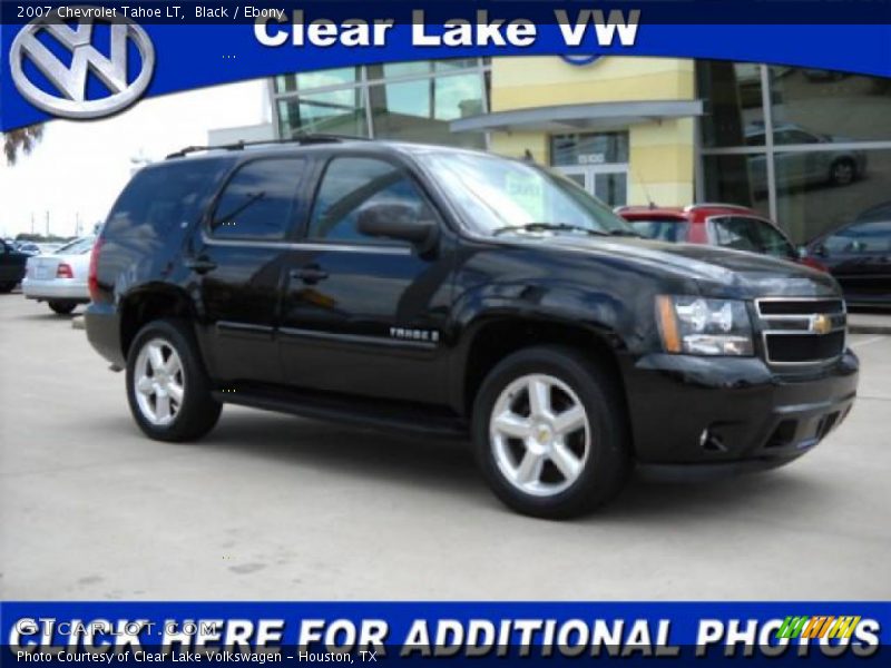 Black / Ebony 2007 Chevrolet Tahoe LT