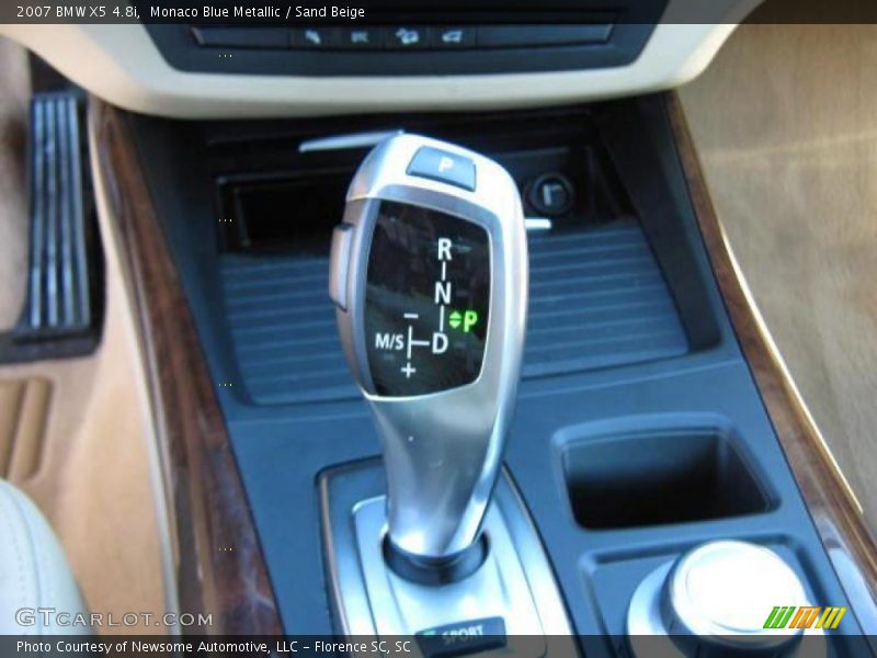 Monaco Blue Metallic / Sand Beige 2007 BMW X5 4.8i