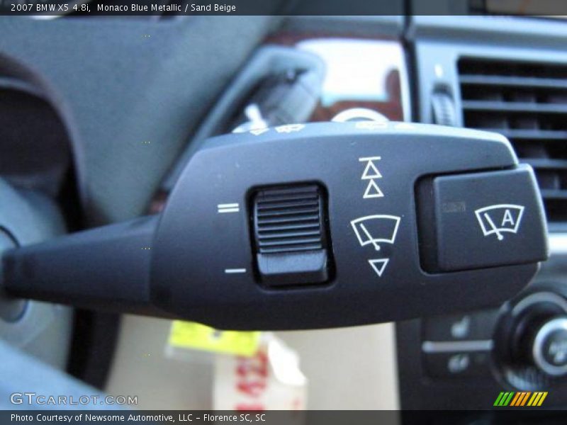 Monaco Blue Metallic / Sand Beige 2007 BMW X5 4.8i