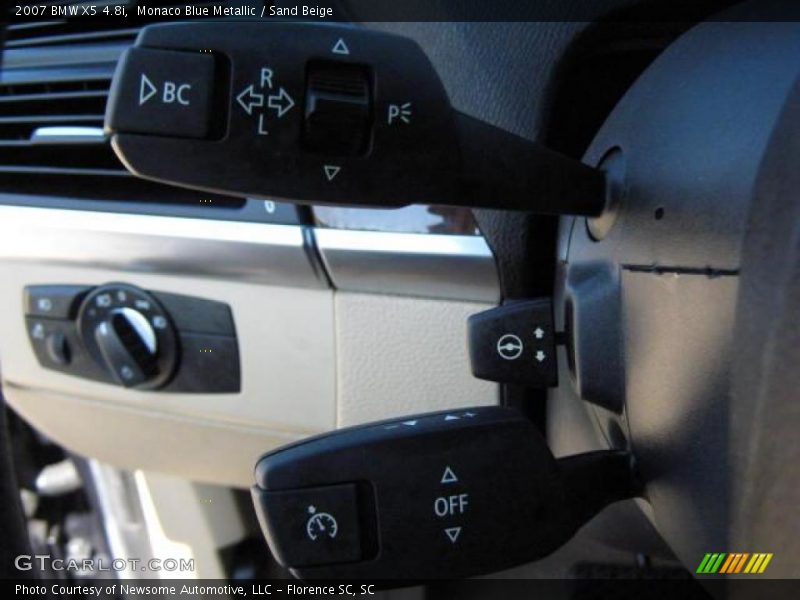 Monaco Blue Metallic / Sand Beige 2007 BMW X5 4.8i