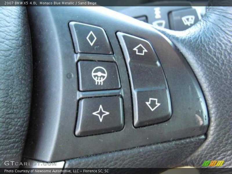 Monaco Blue Metallic / Sand Beige 2007 BMW X5 4.8i