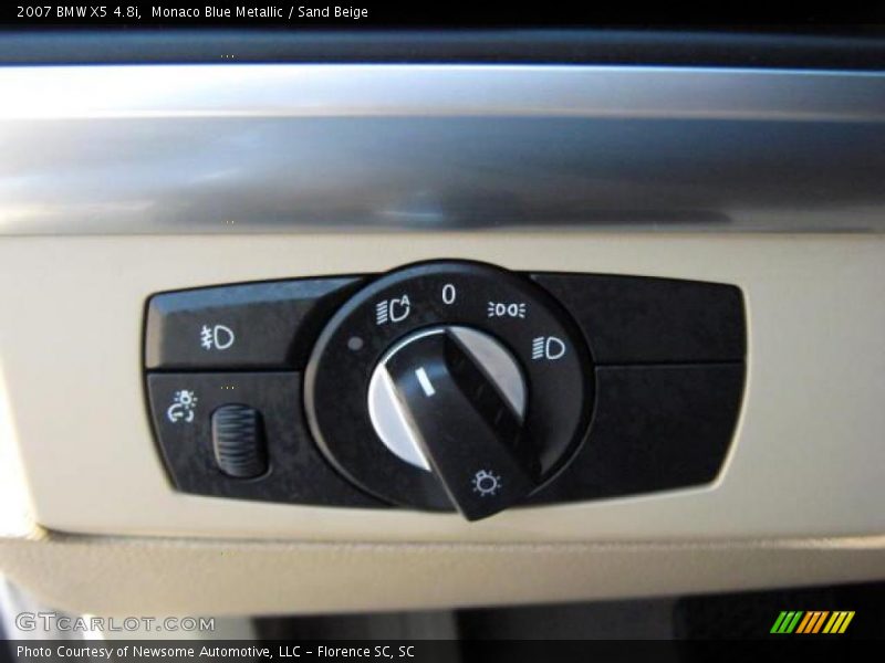 Monaco Blue Metallic / Sand Beige 2007 BMW X5 4.8i