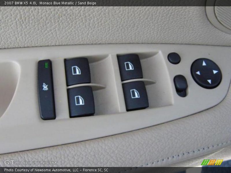 Monaco Blue Metallic / Sand Beige 2007 BMW X5 4.8i
