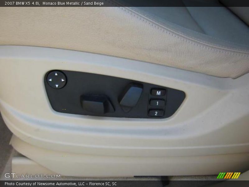 Monaco Blue Metallic / Sand Beige 2007 BMW X5 4.8i
