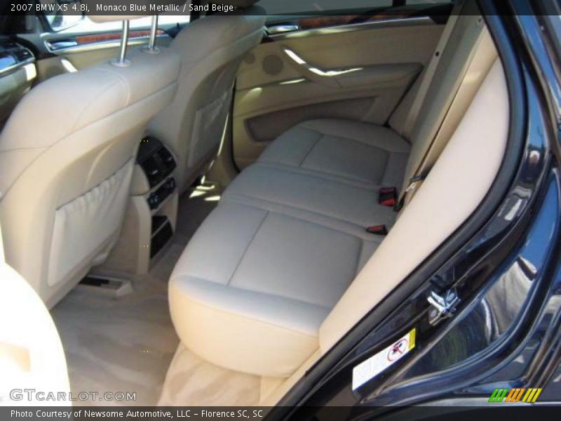 Monaco Blue Metallic / Sand Beige 2007 BMW X5 4.8i
