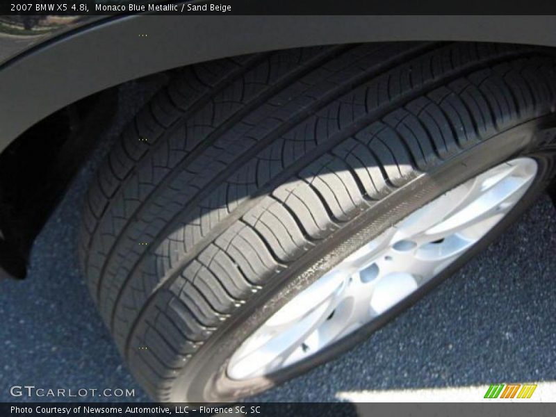 Monaco Blue Metallic / Sand Beige 2007 BMW X5 4.8i