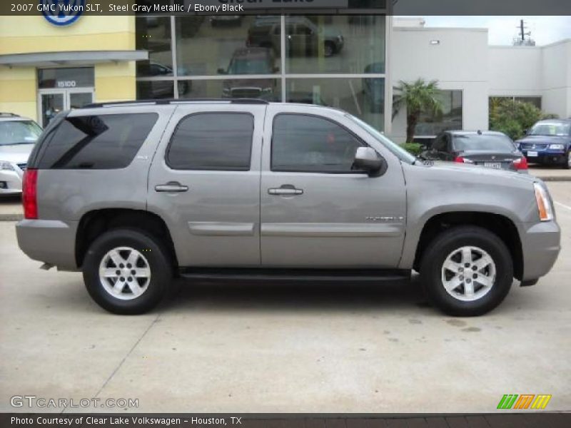 Steel Gray Metallic / Ebony Black 2007 GMC Yukon SLT