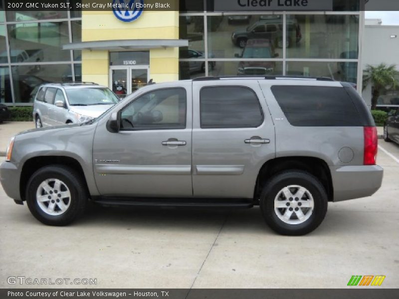 Steel Gray Metallic / Ebony Black 2007 GMC Yukon SLT