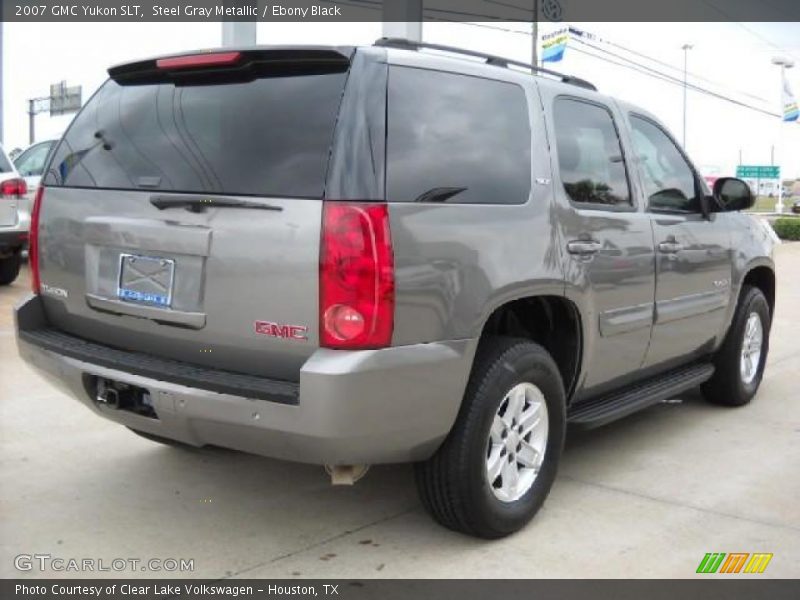 Steel Gray Metallic / Ebony Black 2007 GMC Yukon SLT