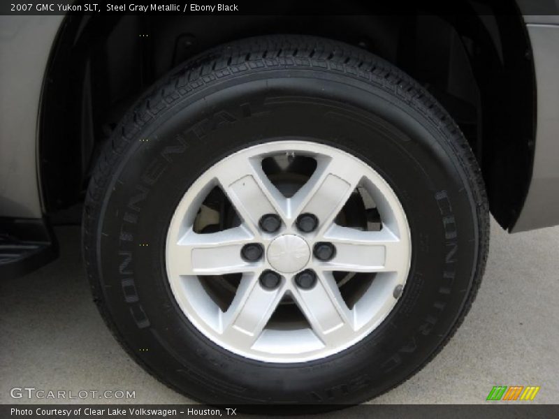Steel Gray Metallic / Ebony Black 2007 GMC Yukon SLT