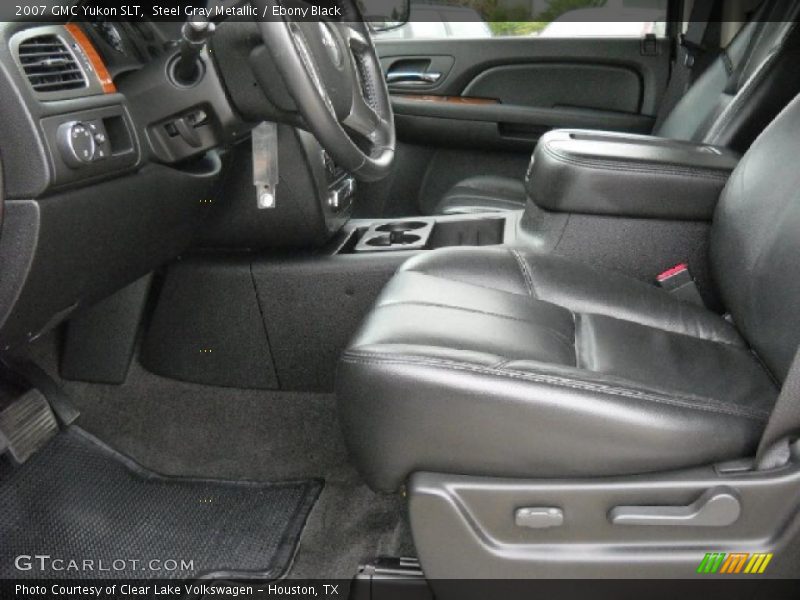 Steel Gray Metallic / Ebony Black 2007 GMC Yukon SLT