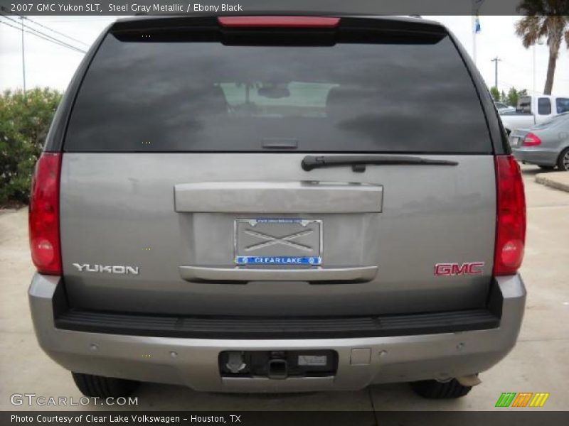 Steel Gray Metallic / Ebony Black 2007 GMC Yukon SLT