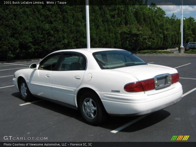 White / Taupe 2001 Buick LeSabre Limited