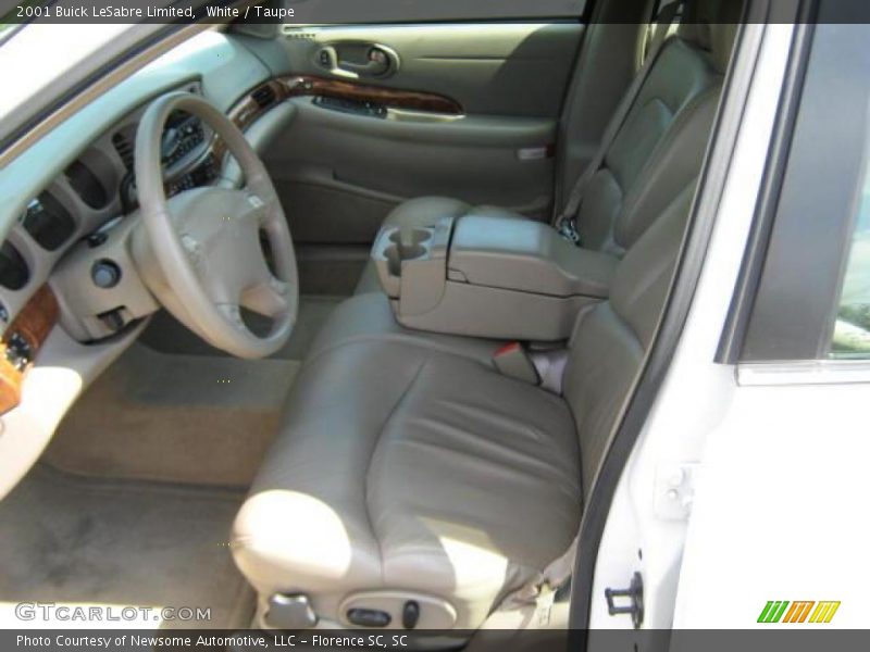 White / Taupe 2001 Buick LeSabre Limited