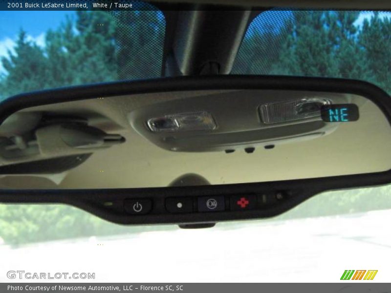 White / Taupe 2001 Buick LeSabre Limited