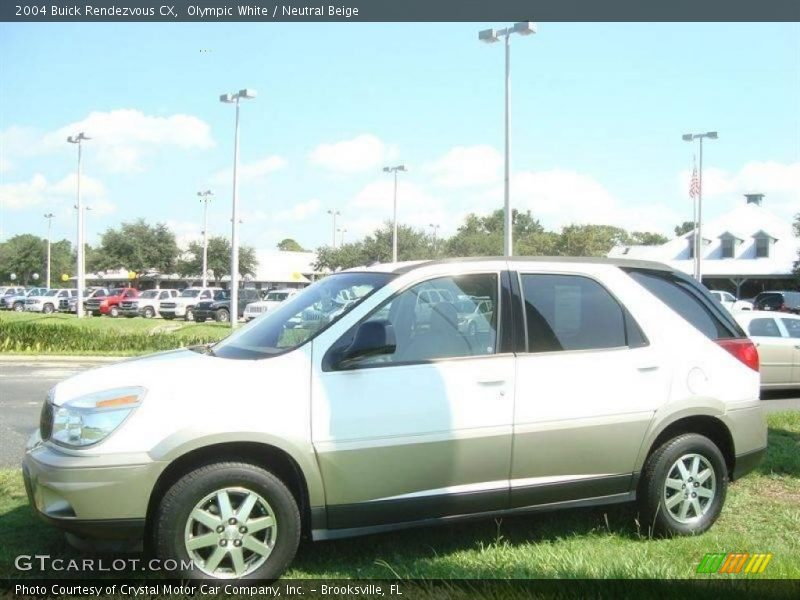 Olympic White / Neutral Beige 2004 Buick Rendezvous CX