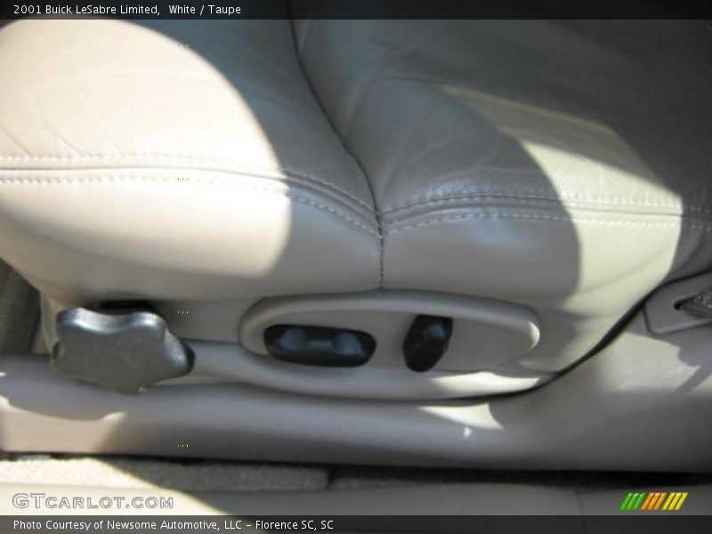 White / Taupe 2001 Buick LeSabre Limited