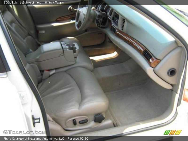 White / Taupe 2001 Buick LeSabre Limited