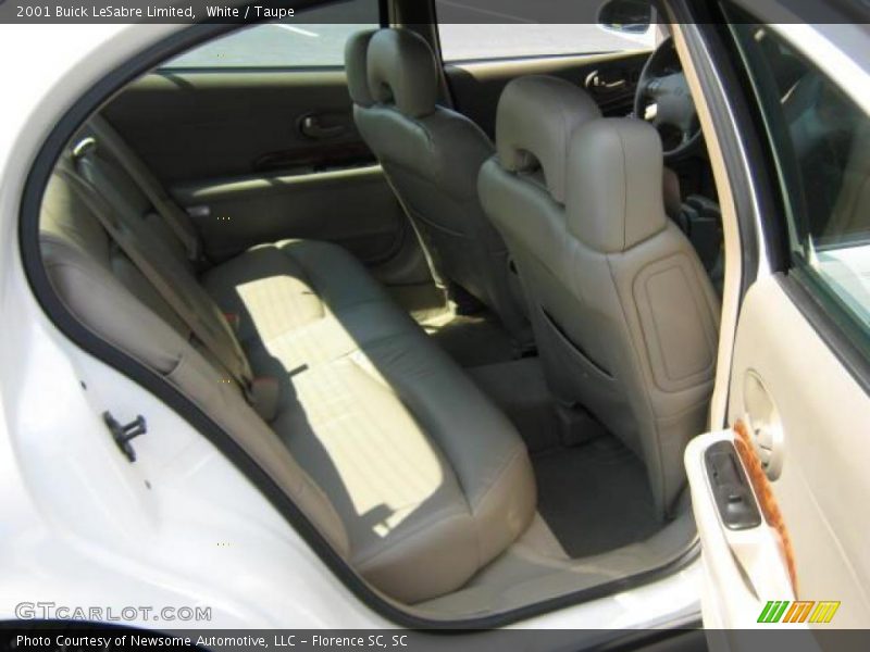 White / Taupe 2001 Buick LeSabre Limited