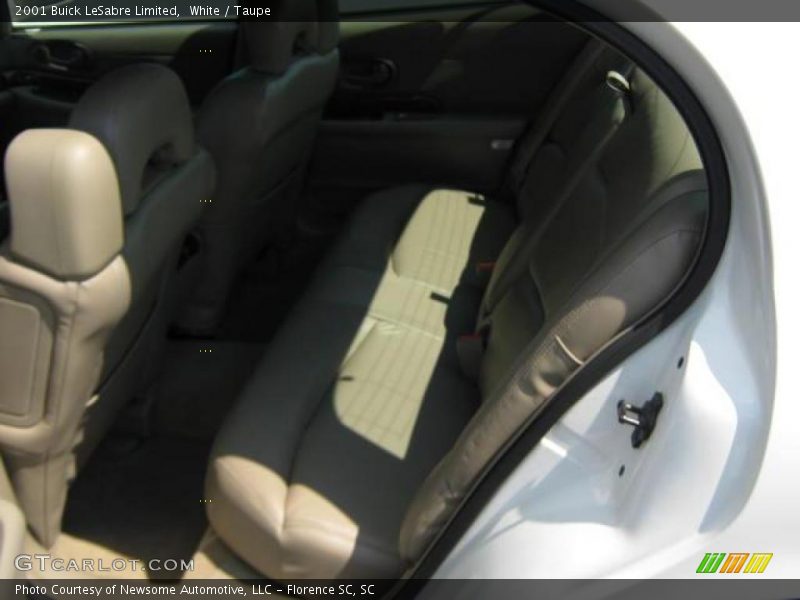 White / Taupe 2001 Buick LeSabre Limited