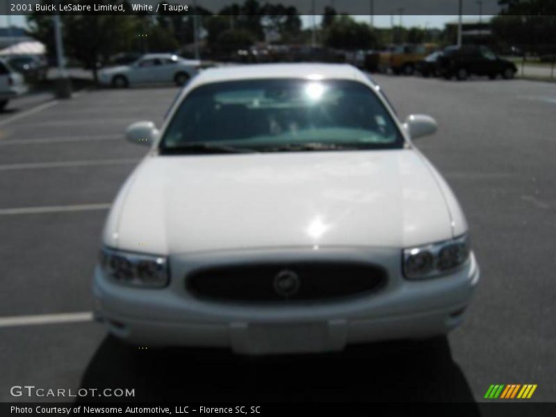 White / Taupe 2001 Buick LeSabre Limited