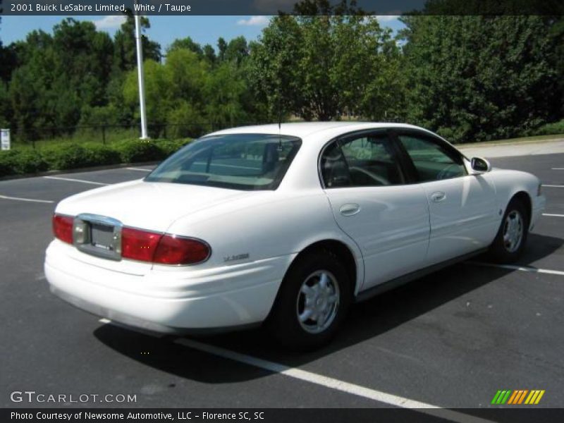 White / Taupe 2001 Buick LeSabre Limited