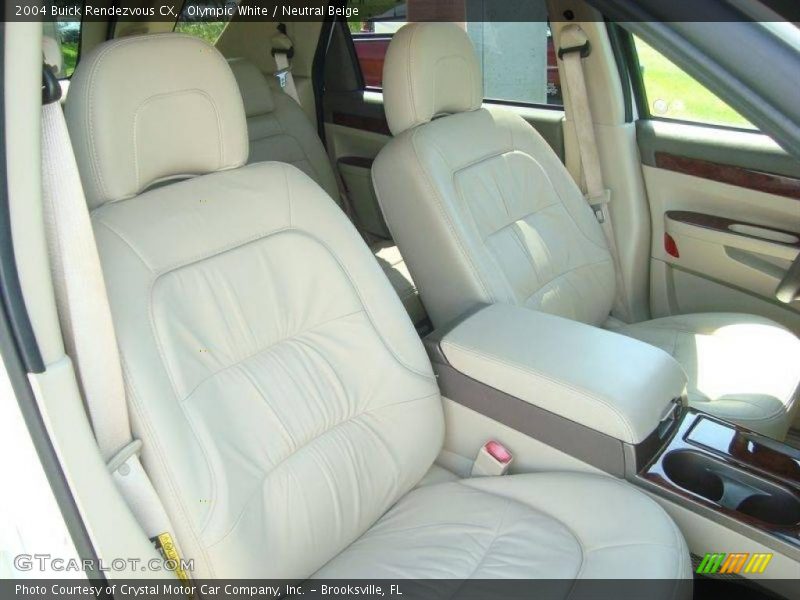 Olympic White / Neutral Beige 2004 Buick Rendezvous CX