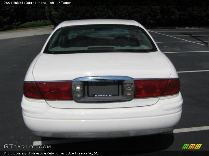 White / Taupe 2001 Buick LeSabre Limited