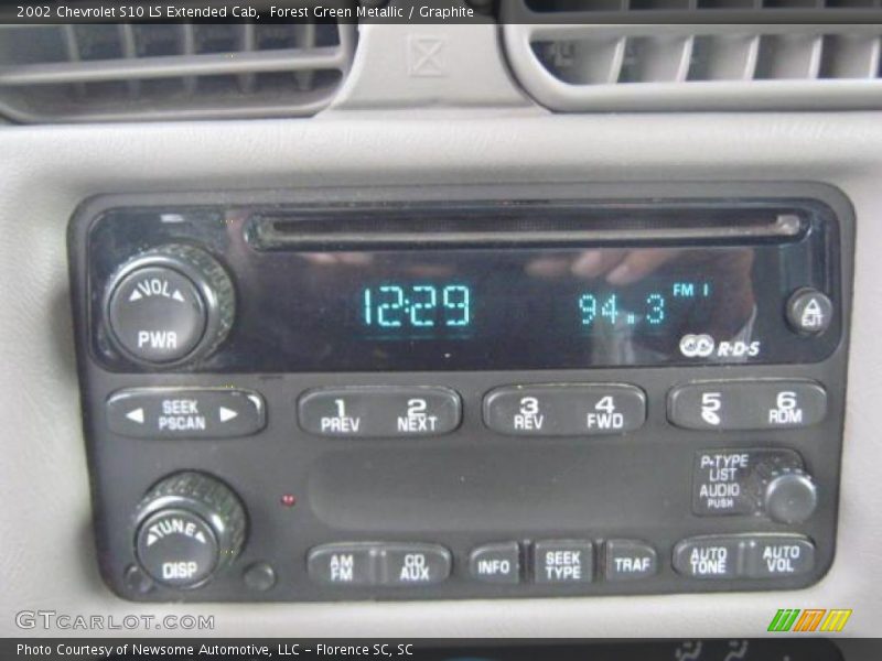 Forest Green Metallic / Graphite 2002 Chevrolet S10 LS Extended Cab