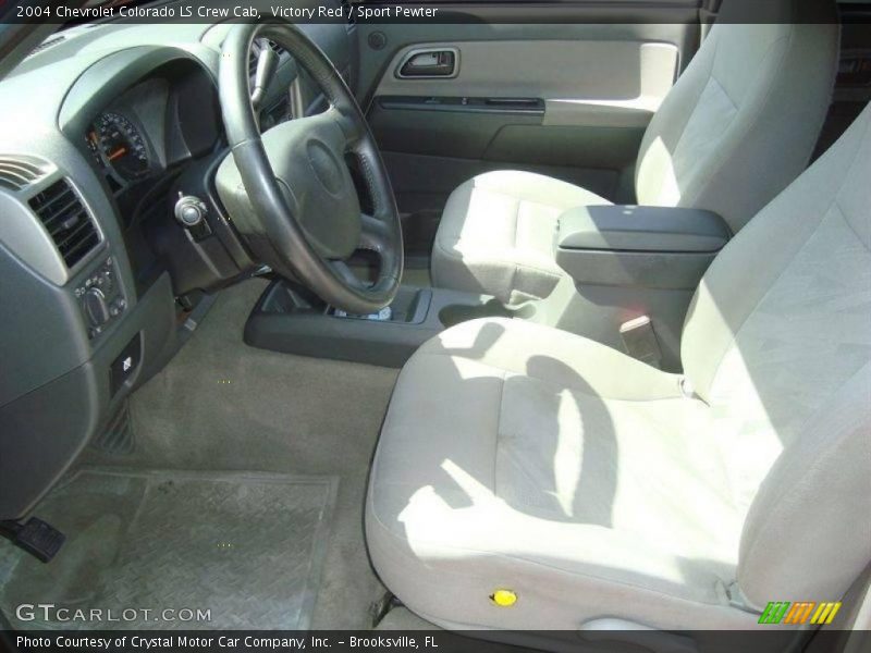 Victory Red / Sport Pewter 2004 Chevrolet Colorado LS Crew Cab