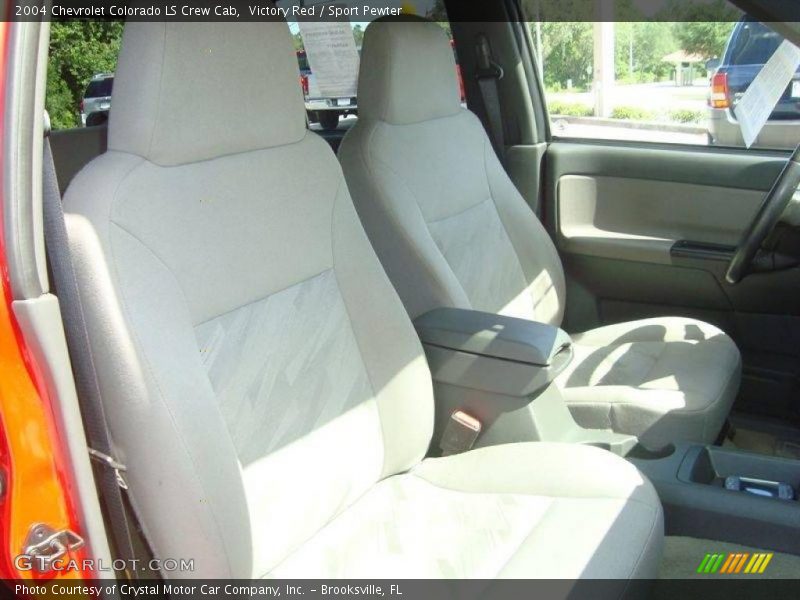 Victory Red / Sport Pewter 2004 Chevrolet Colorado LS Crew Cab