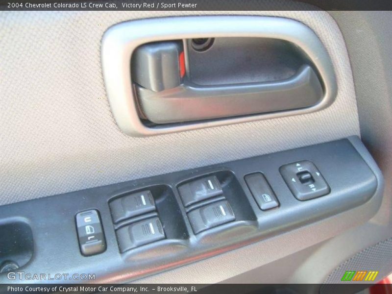 Victory Red / Sport Pewter 2004 Chevrolet Colorado LS Crew Cab