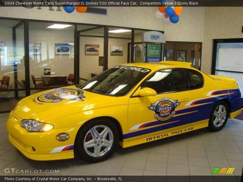 Competition Yellow / Ebony Black 2004 Chevrolet Monte Carlo Supercharged SS Dickies 500 Official Pace Car