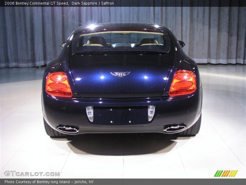 Dark Sapphire / Saffron 2008 Bentley Continental GT Speed