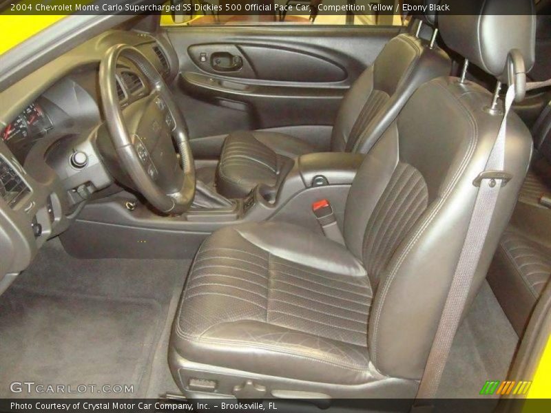 Competition Yellow / Ebony Black 2004 Chevrolet Monte Carlo Supercharged SS Dickies 500 Official Pace Car