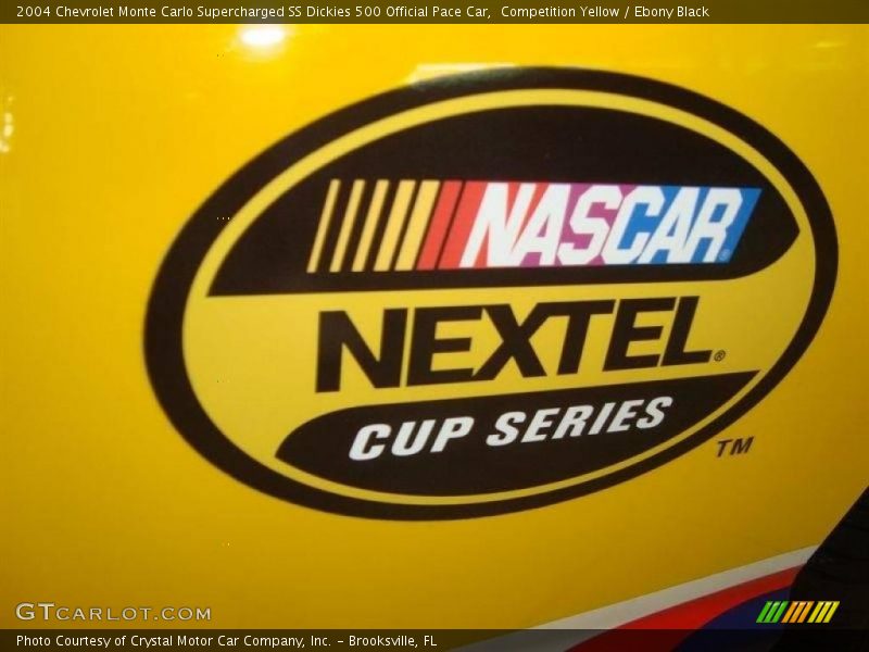 Competition Yellow / Ebony Black 2004 Chevrolet Monte Carlo Supercharged SS Dickies 500 Official Pace Car