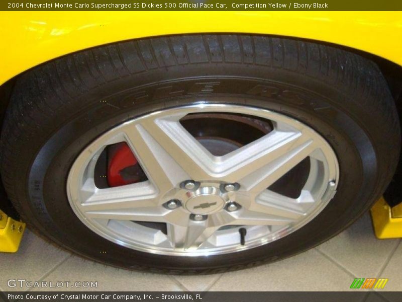Competition Yellow / Ebony Black 2004 Chevrolet Monte Carlo Supercharged SS Dickies 500 Official Pace Car