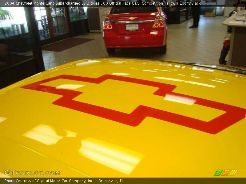 Competition Yellow / Ebony Black 2004 Chevrolet Monte Carlo Supercharged SS Dickies 500 Official Pace Car