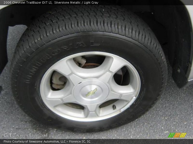 Silverstone Metallic / Light Gray 2006 Chevrolet TrailBlazer EXT LS