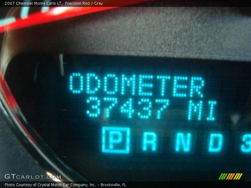 Precision Red / Gray 2007 Chevrolet Monte Carlo LT