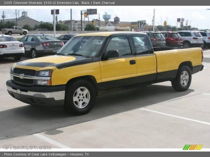 Black / Dark Charcoal 2005 Chevrolet Silverado 1500 LS Extended Cab