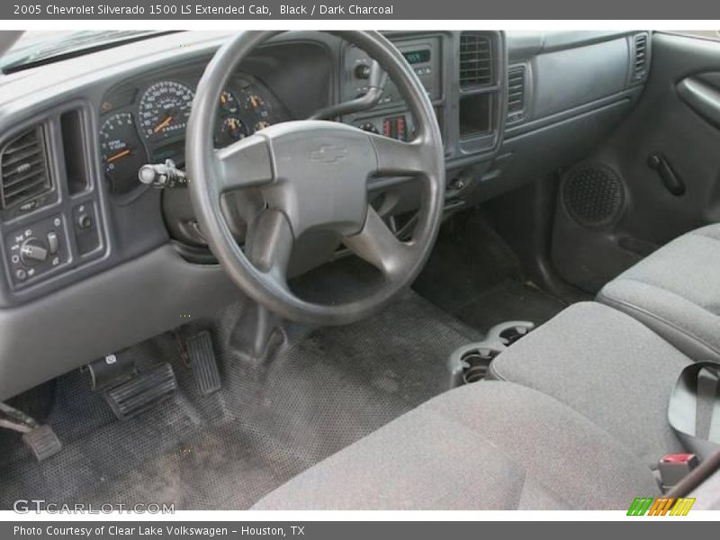 Black / Dark Charcoal 2005 Chevrolet Silverado 1500 LS Extended Cab