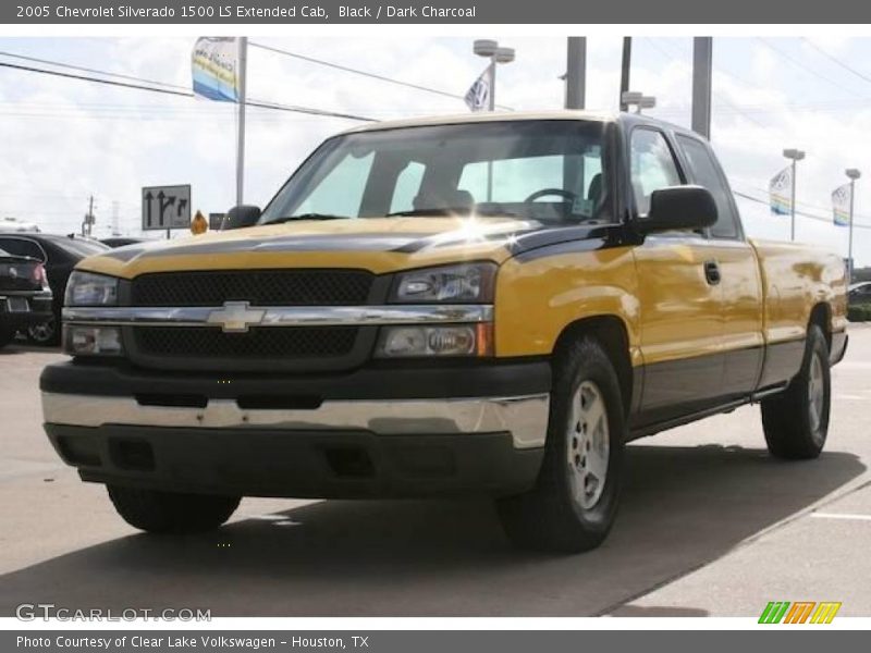 Black / Dark Charcoal 2005 Chevrolet Silverado 1500 LS Extended Cab