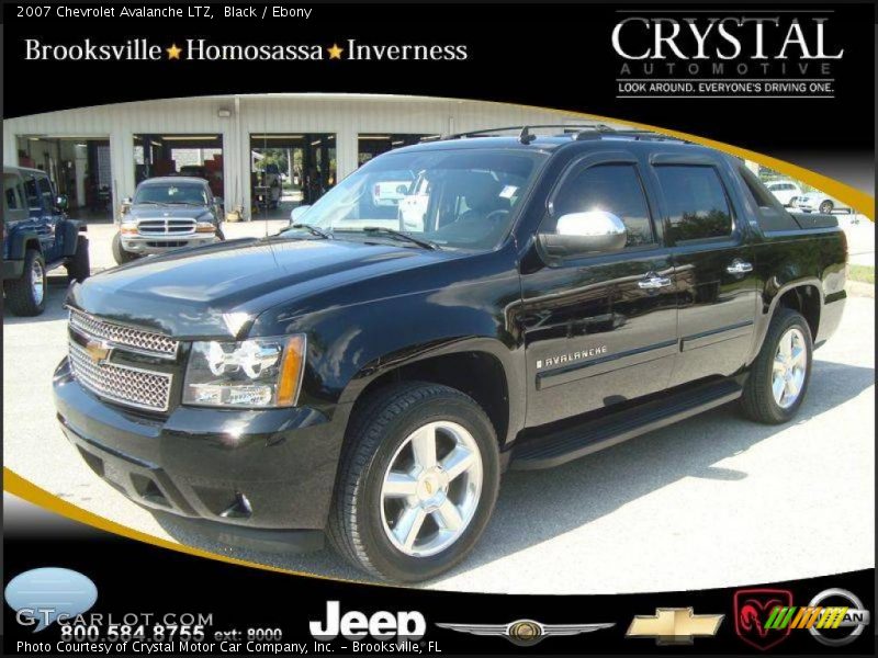 Black / Ebony 2007 Chevrolet Avalanche LTZ