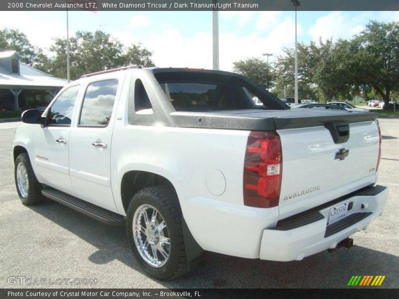 White Diamond Tricoat / Dark Titanium/Light Titanium 2008 Chevrolet Avalanche LTZ