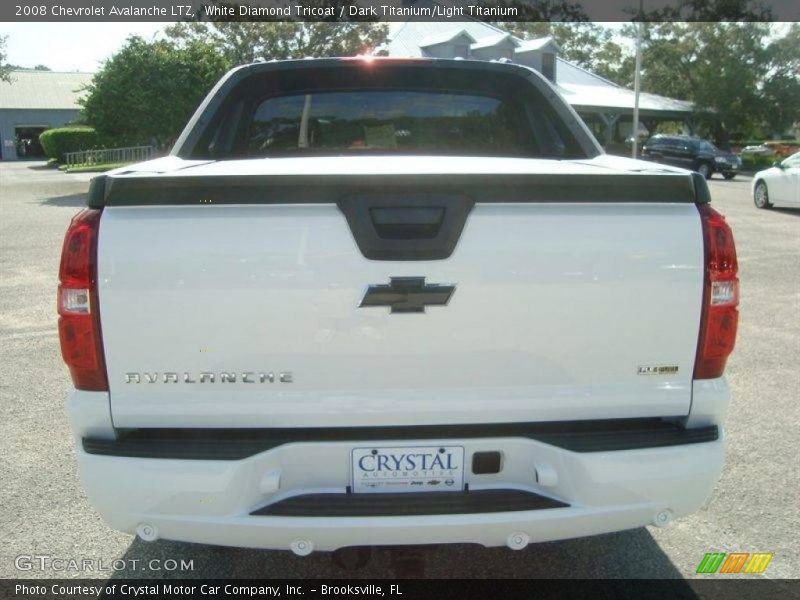 White Diamond Tricoat / Dark Titanium/Light Titanium 2008 Chevrolet Avalanche LTZ