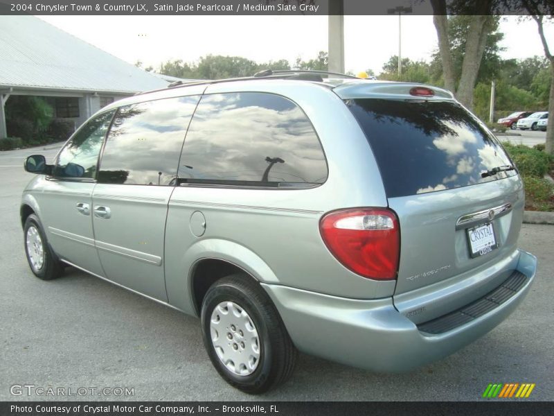 Satin Jade Pearlcoat / Medium Slate Gray 2004 Chrysler Town & Country LX
