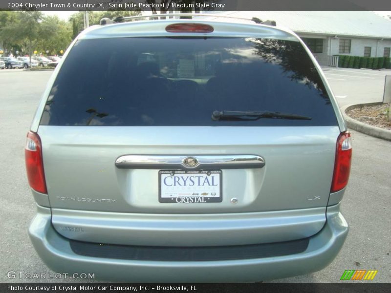 Satin Jade Pearlcoat / Medium Slate Gray 2004 Chrysler Town & Country LX