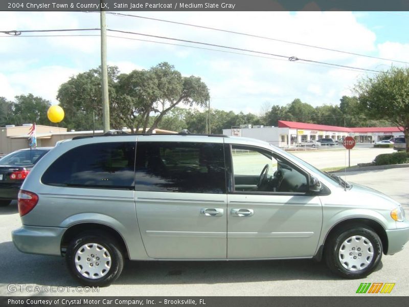 Satin Jade Pearlcoat / Medium Slate Gray 2004 Chrysler Town & Country LX